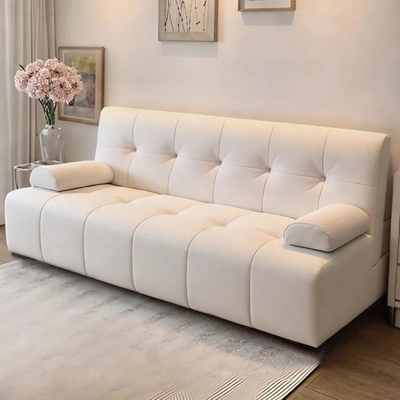 

Folding Nordic Living Room Sofas Luxury Cloud Love Seat Lounge Living Room Sofas Designer White Divano Lounge Suite Furniture