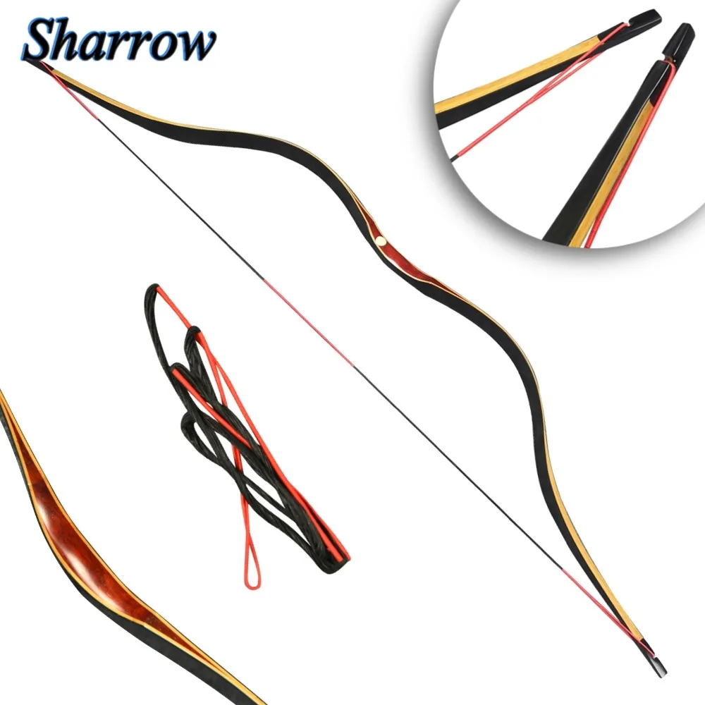 1pc 20-60lbs Archery Traditional Bow Left/Right Hand Use for Outdoor Recurve Bow Practice Training Hunting Shooting Accessories