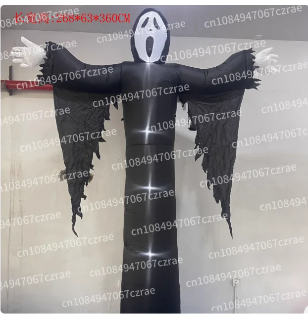 

3.6 meters horror ghost Halloween props inflatable mold, lanterns glow ghost Halloween