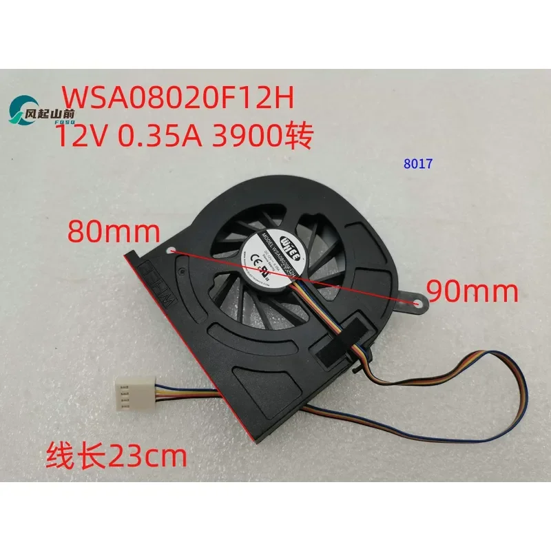 for All-in-One Computer 4-Wire Temperature Control Silent Fan 7015 8017 115X Mainboard Copper Tube Radiator