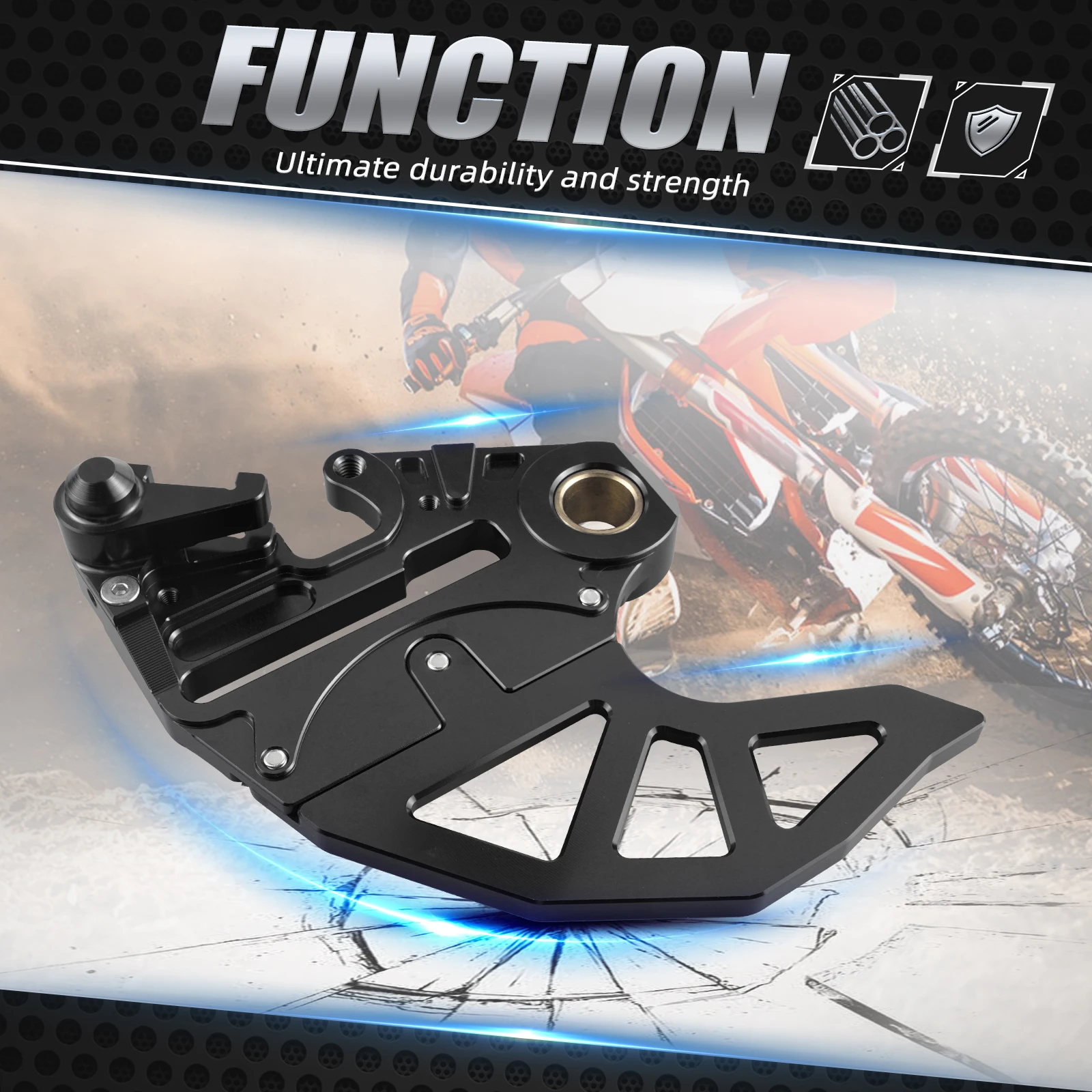 (EU-Lager) Für Husqvarna TE 300 FE 501 FE 450 350 250 150 TE TC TX FX 2014-2017 Hinterrad-Bremsscheibenschutzabdeckung FC 450 350 250 125 – Detail 3