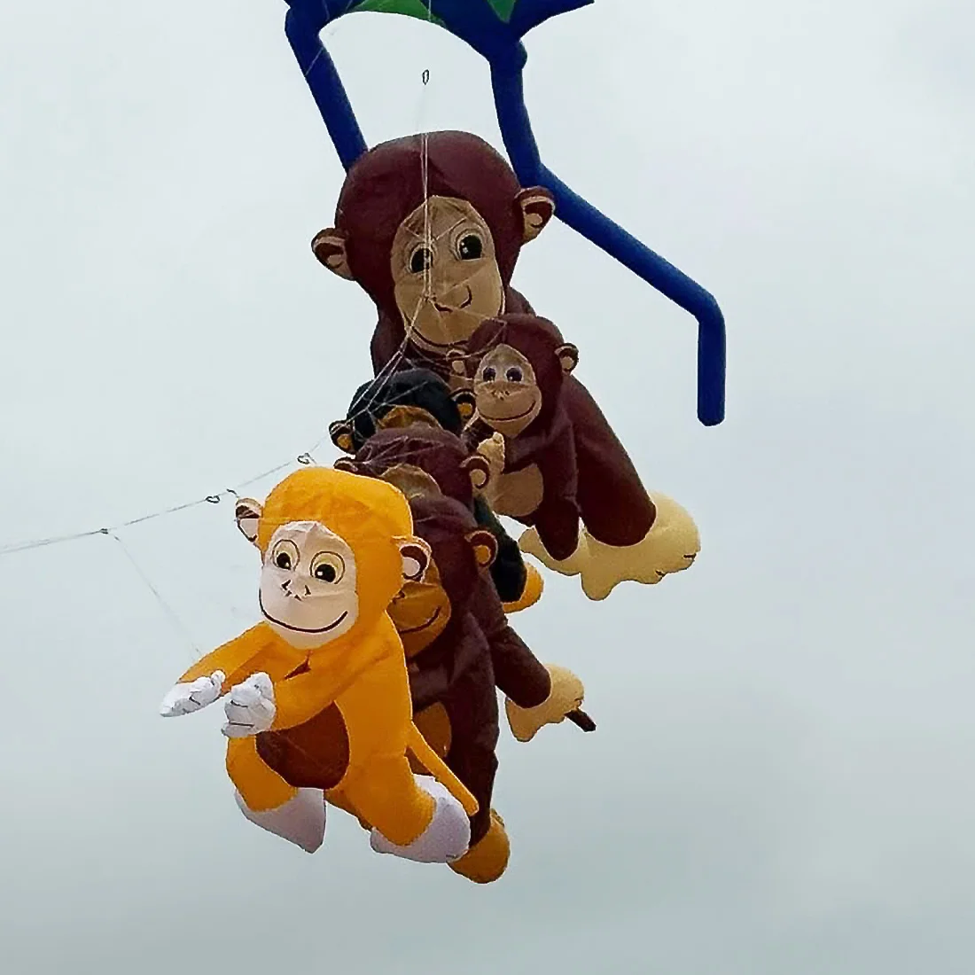 9KM 3.5m Klappen Aap Vlieger Lijn Wasserij Hanger Zachte Opblaasbare Show Kite voor Kite Festival Ripstop Nylon met Zak