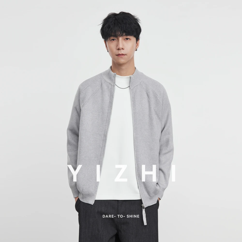 

Модный мужской кардиган в стиле Old Money, свитер 2022, осень и зима, новое вязаное пальто, модная куртка