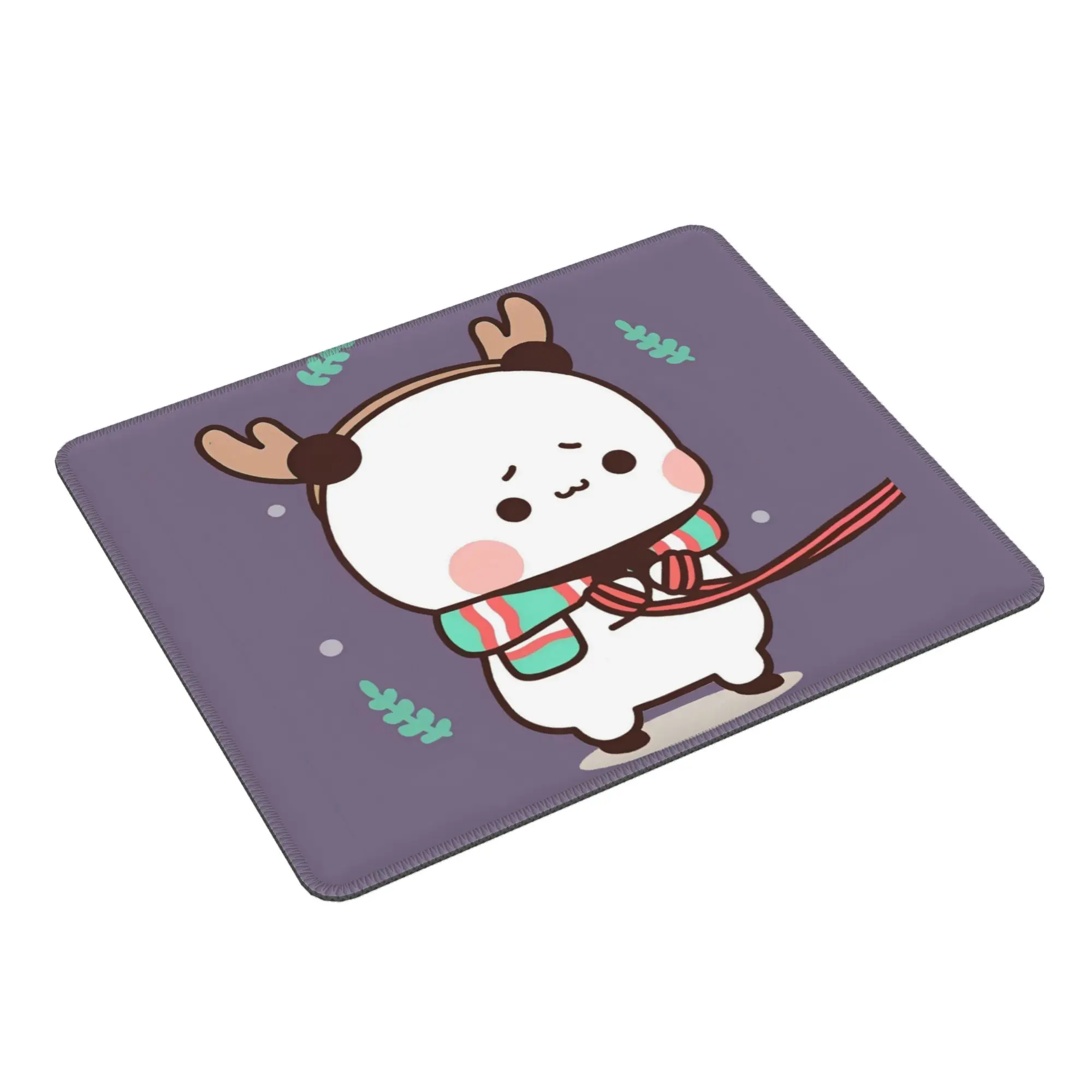 

Dudu Bear and Bubu Panda Рождественская клавиатура Ковер Коврик для мыши Игровой противоскользящий коврик для компьютерной мыши из натурального каучука