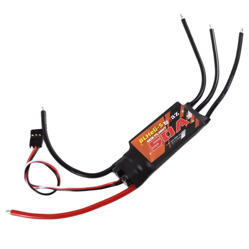 

ABUM-Blheli RC Brushless ESC 50A Electric Speed Controller For Quadcopter Aircraft Model Fixed Wing Multi-Axis FPV RC Drone