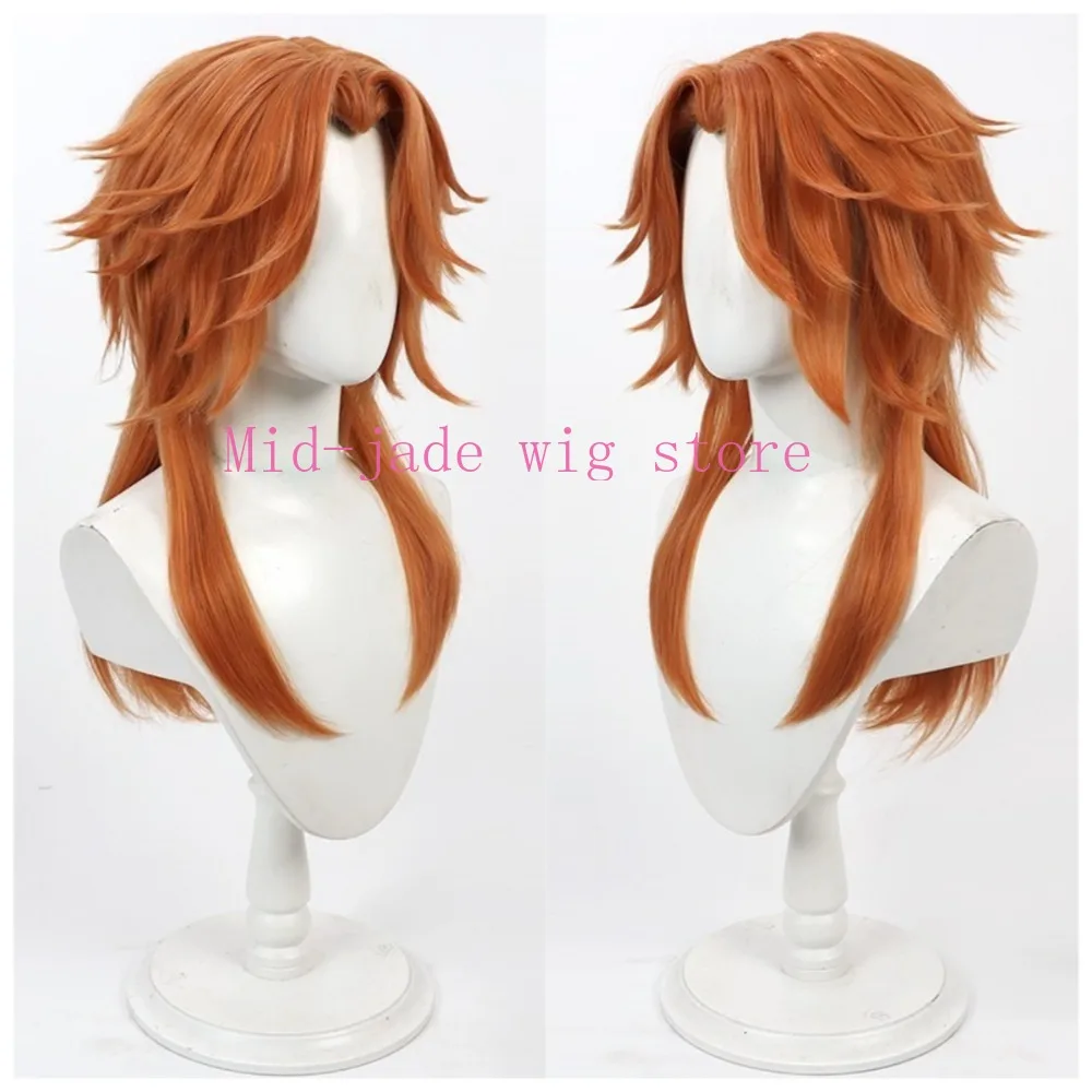 Fox Cosplay Wig Long Layered Hair Realistic Scalp Effect Synthetic Fiber Fantasy Hairpiece for Costume Party Holiday Event
