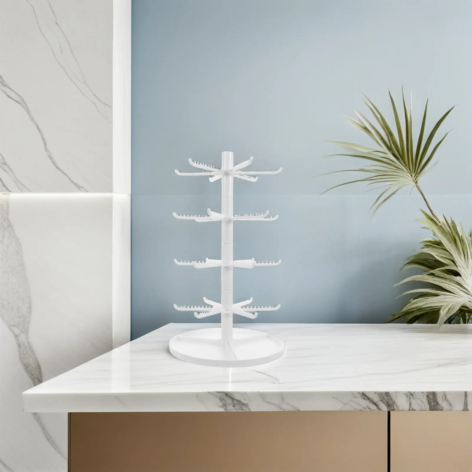 

Tree Shaped Jewelry Display Stand Minimalist Multi Use Earring Holder Necklace Keychain Display Rack Jewelry Organizer