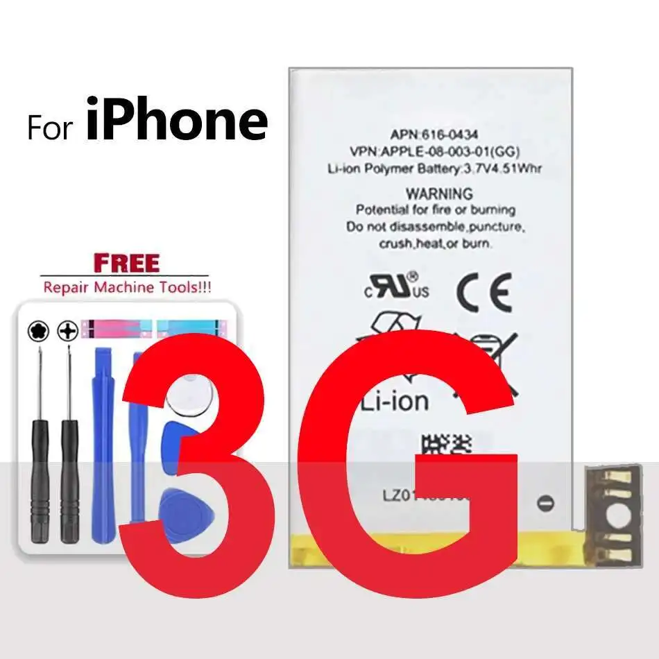

Battery For Iphone 3G 3GS Big Power Bateria