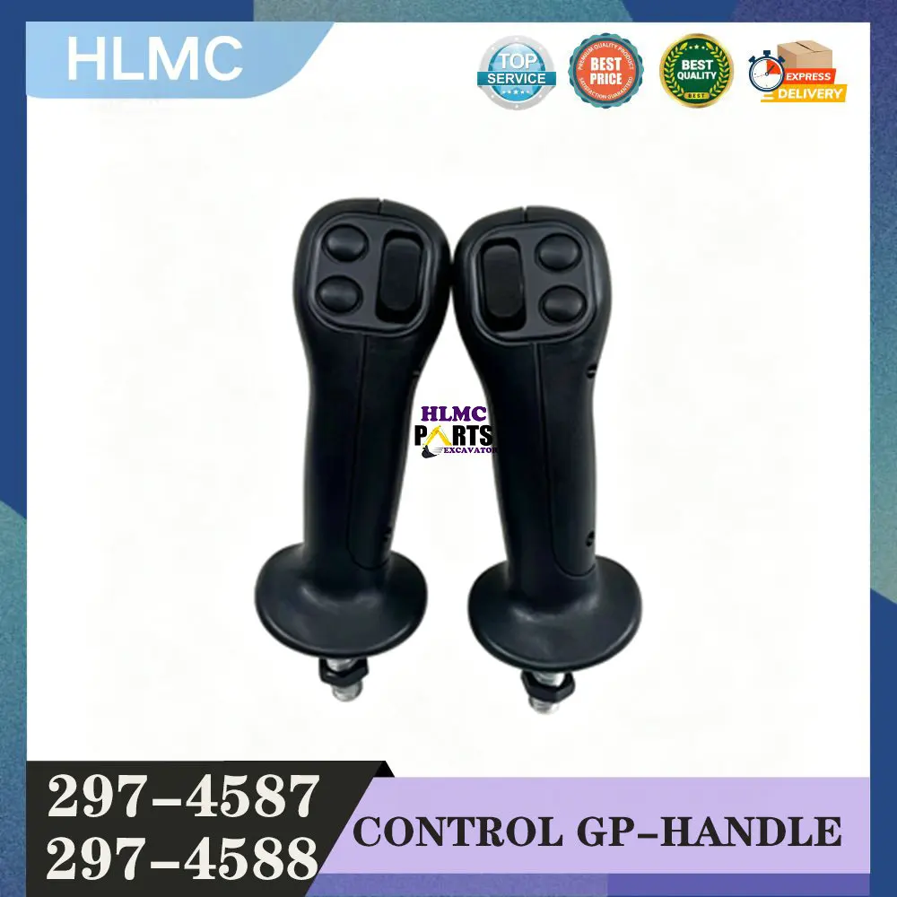Excavator Parts for E318C E325C E330C E320C Control Handle 297-4587 297-4588 Joystick Assy Joystick with Handle