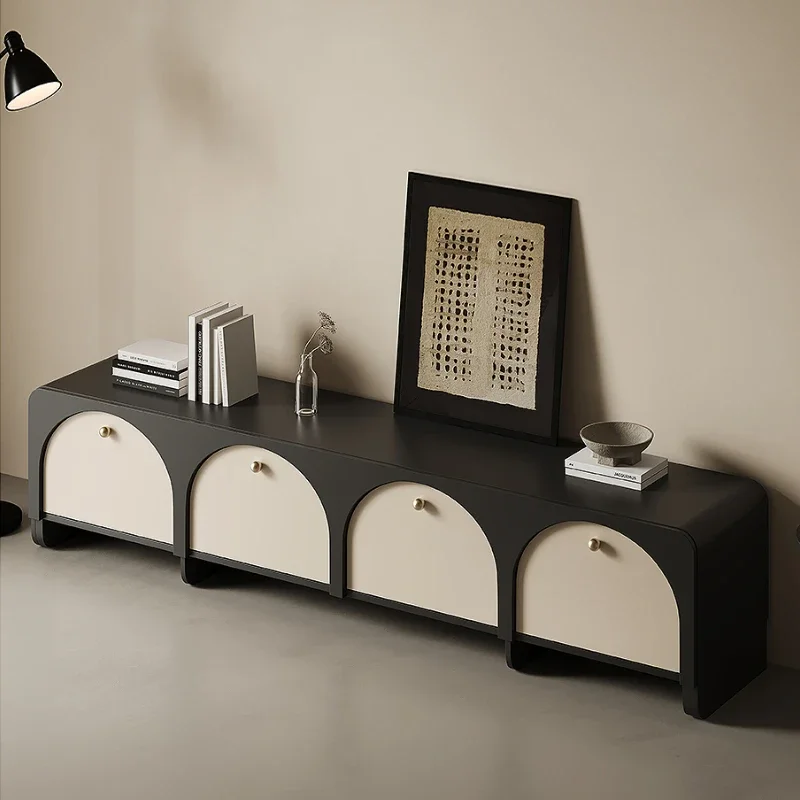 Meuble de Rangement de Table TV au Design Moderne et Unique, Meuble Esthétique pour Salon