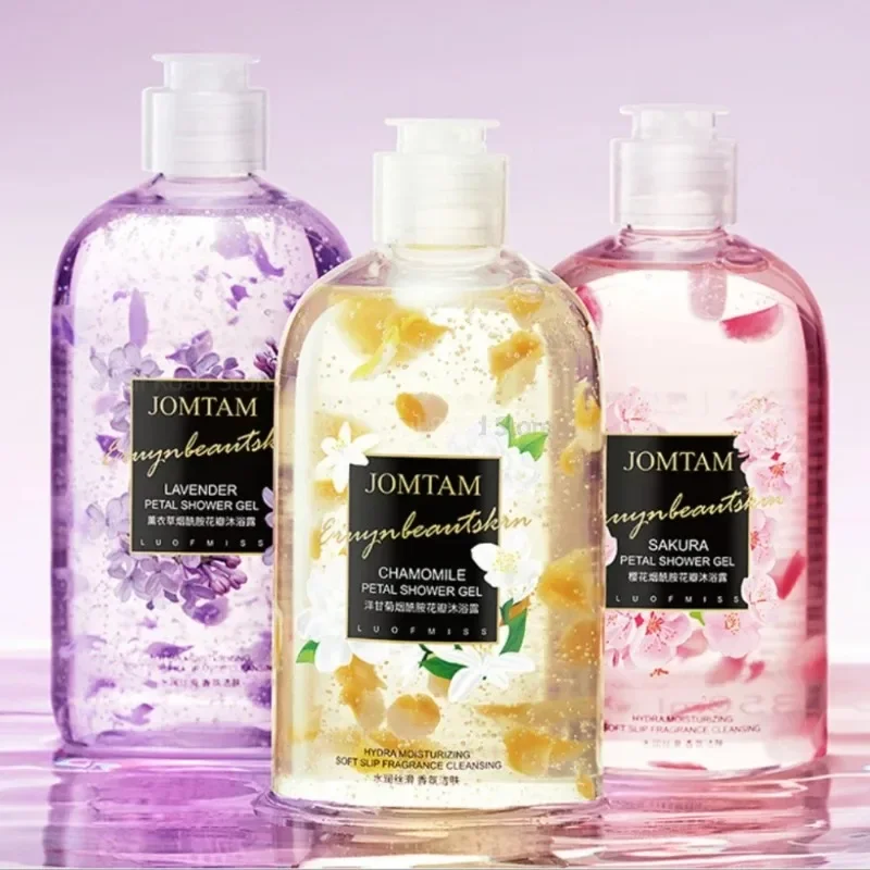 Petal Perfume Body Wash Elegant Fragrant Fresh and Oil Control Chamomile Nicotinamide Perfume Body Wash Гель Для Душа