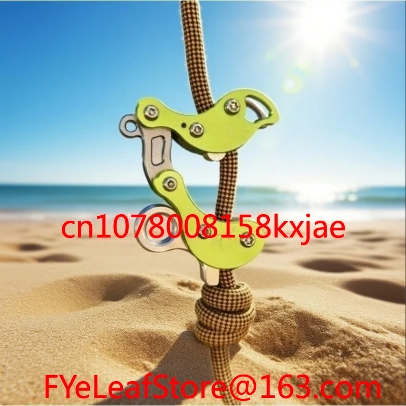 Work Mountaineering Rock Climbing Manual Descent Device Aluminum Alloy Aerial