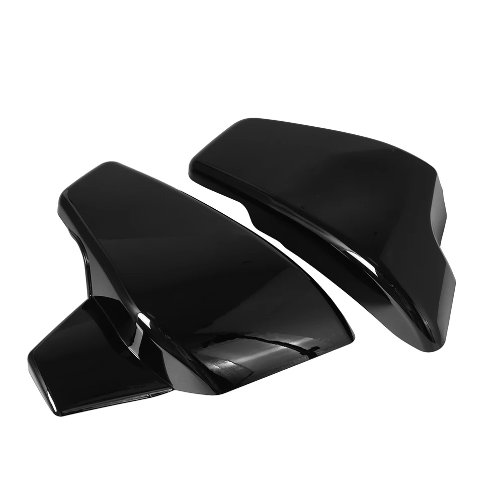 2X Motorcycle ABS Plastic Black Battery Side Cover For Honda VT 600 Shadow VLX Deluxe Steed 400 600 400VLS VLX 600 1999-2008