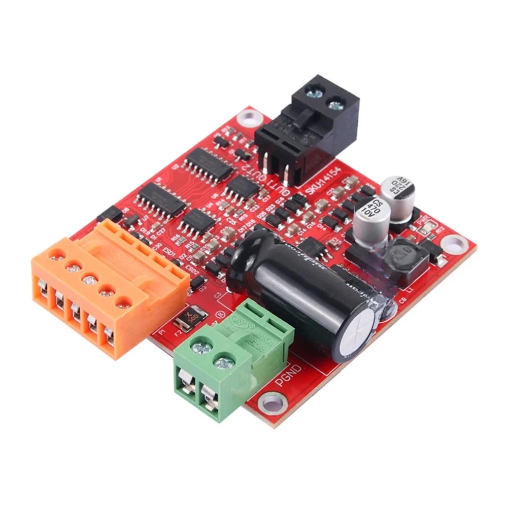 9-36V 15A DC Motor Driver Board With Forward Reverse And Brake Function For 12V 24V 36V Control Module