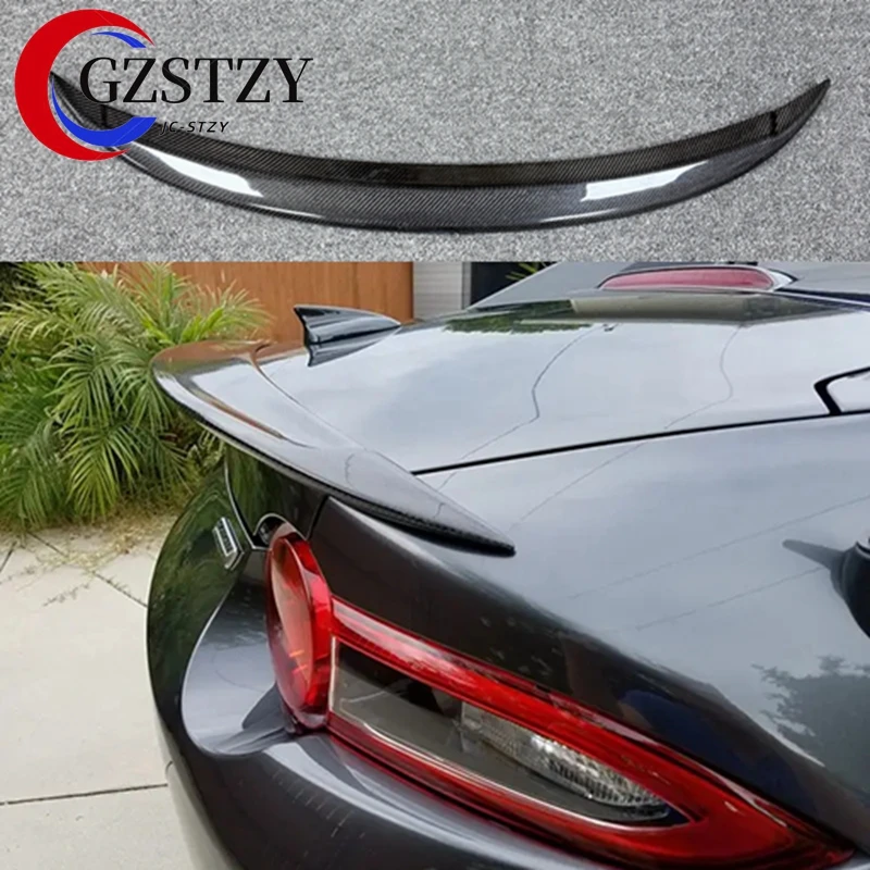 Car-styling For Mazda MX5 ND Miata Garage Vary Style Carbon Fiber Ducktail Rear Spoiler