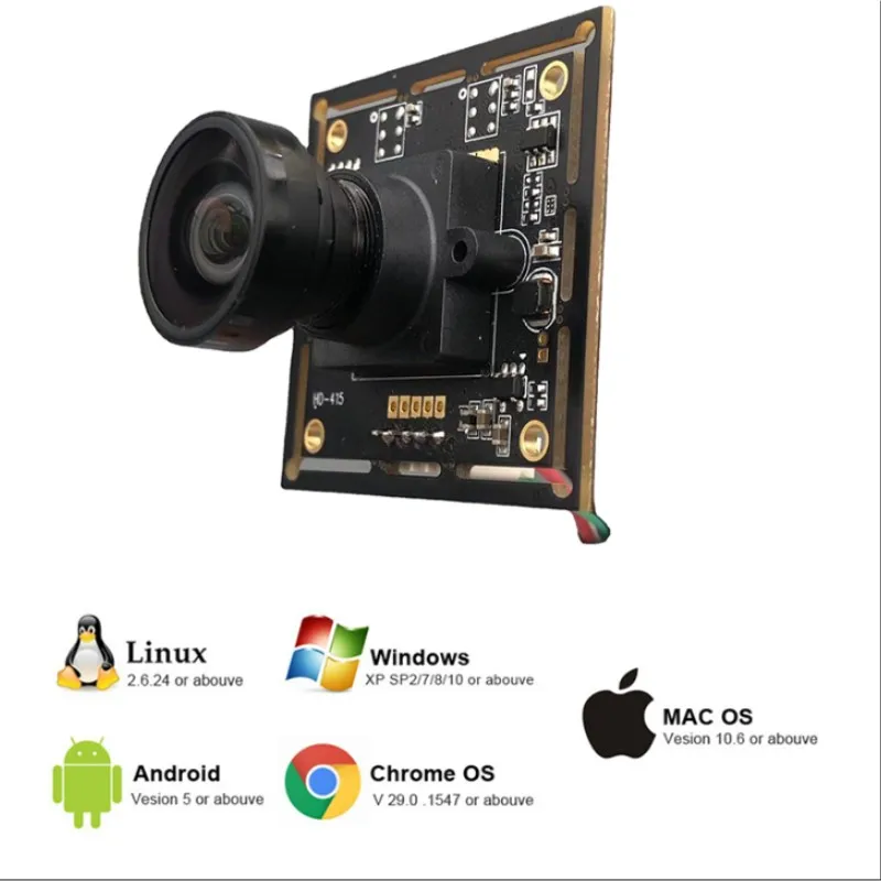 OEM  HD 4K CMOS IMX415 Lens Angle with Optional USB 2.0 Camera Module 30FPS 3840 * 2160 MJPEG YUV2 PCBA USB Network Camera