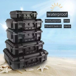 Tool Box Waterproof Hard Case Bag Plastic Tool Case with Sponge Storage Box Safety Instrument Case Organizer Portable Toolbox