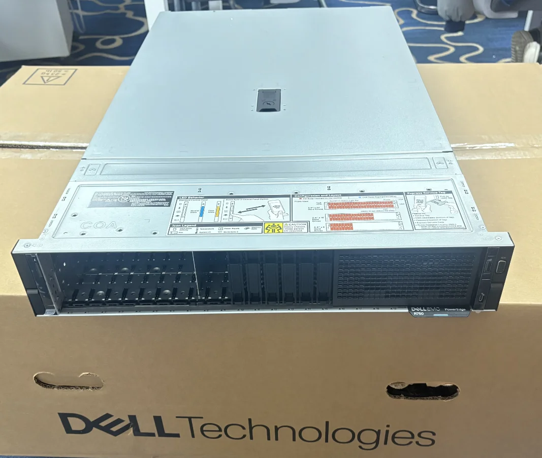 New Original Dell EMC PowerEdge R750 Rack Server  Xeon Silver 4310 800W Power Supply dell Server R750