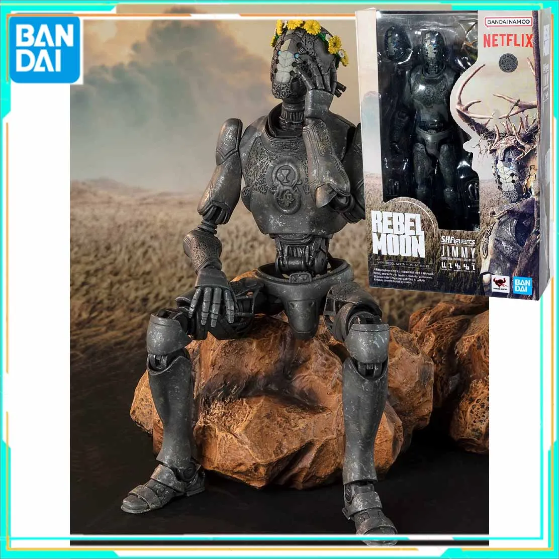 

7, оригинальная фигурка Bandai SHF Jimmy REBEL MOON, игрушки для мальчиков/девочек/детей/рождественский подарок, коллекционная модель, украшения