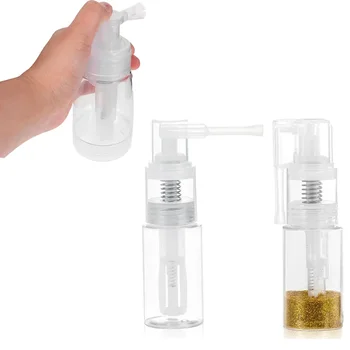 파우더 병 스프레이 베이킹 소다 디펜서, 빈 병 뿔 마우스, 18ml, 35ml, 110ml, 200ml, 10 개 