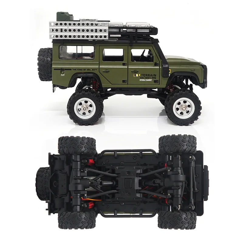 SG2801 metalowy korpus 1/28 RC samochód 8 km/H 2.4G szczotka 4WD samochód do driftu LED Light RTR pełnowymiarowy pilot Mini samochodzik prezent dla