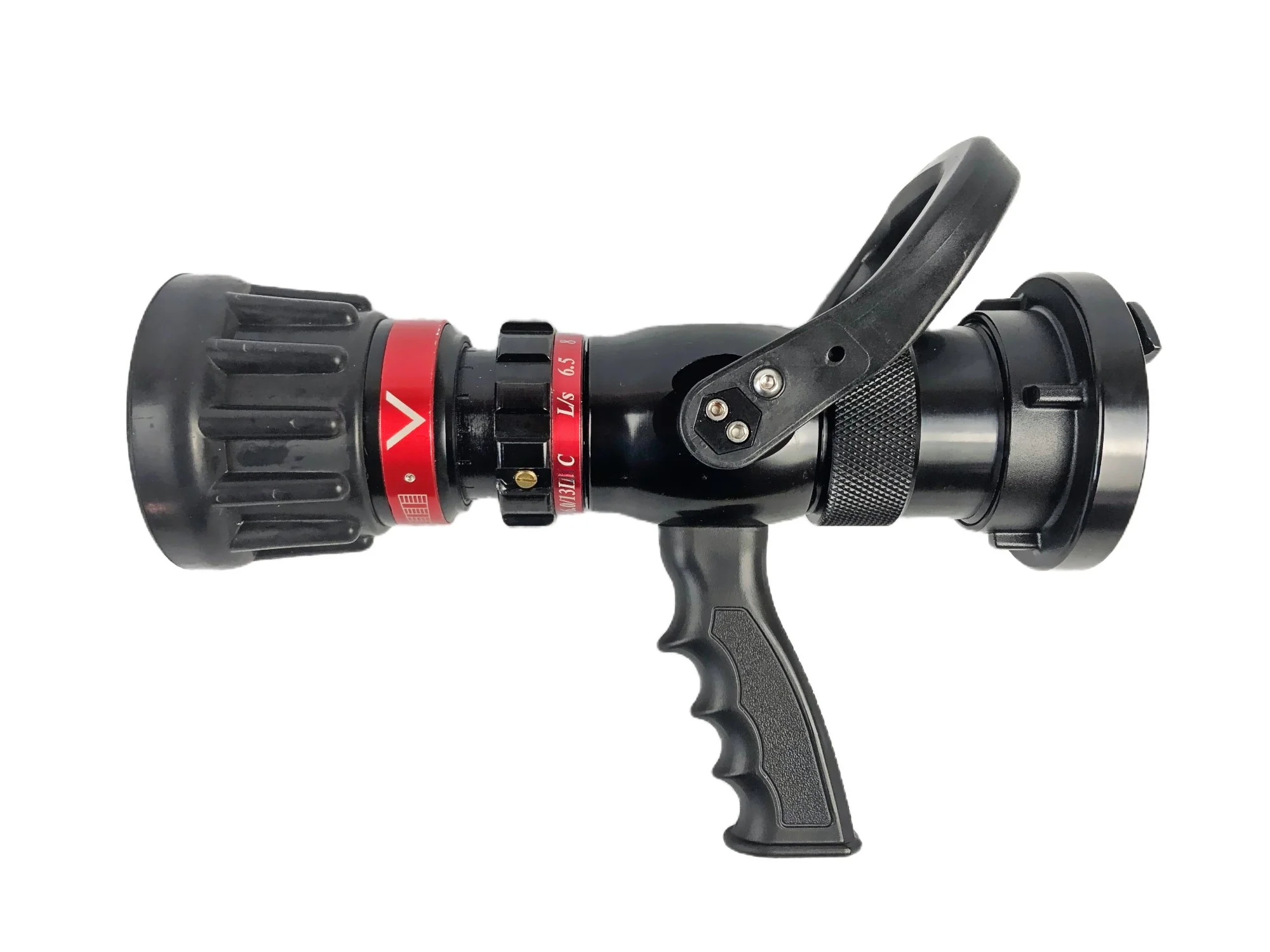 Imagem -04 - Selecionável Fluxo Pistola Grip Jet Spray Mangueira de Incêndio Bico Storz 1.5 2.5 com ou nh Acoplamentos Alta Qualidade Vermelho Preto Cor