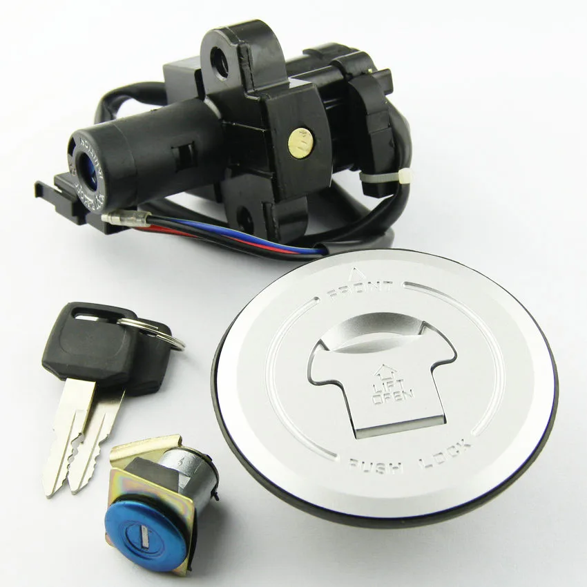 For Honda CB600F Hornet CB600F22 Hornet S PC36 CB250 Hornet 250 OEM:35010-MBZ-D00 Motorcycle Key Fuel Cap Kit Ignition Switch