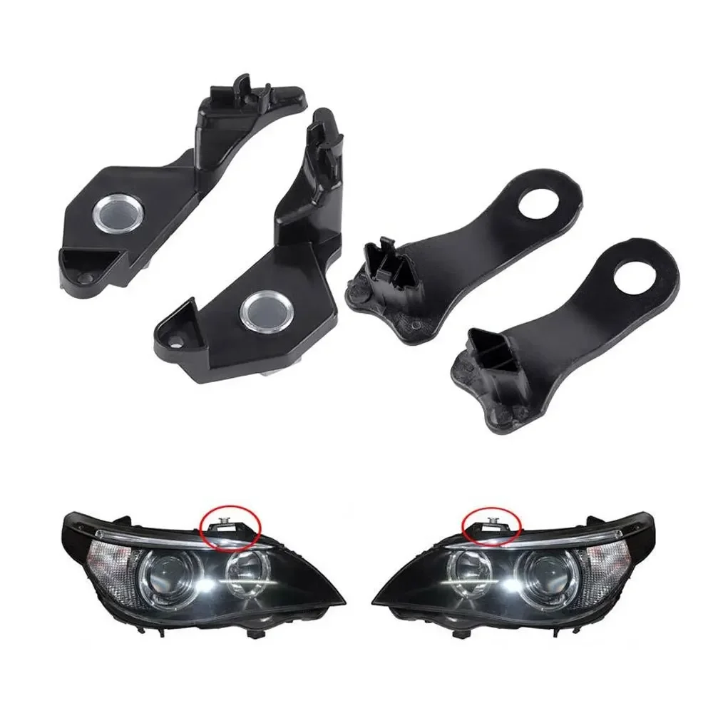 Kit de réparation de phares avant de voiture, Clip de support pour BMW série 5 E60 E61 63126949634 63126949633 63126941478 63126942478