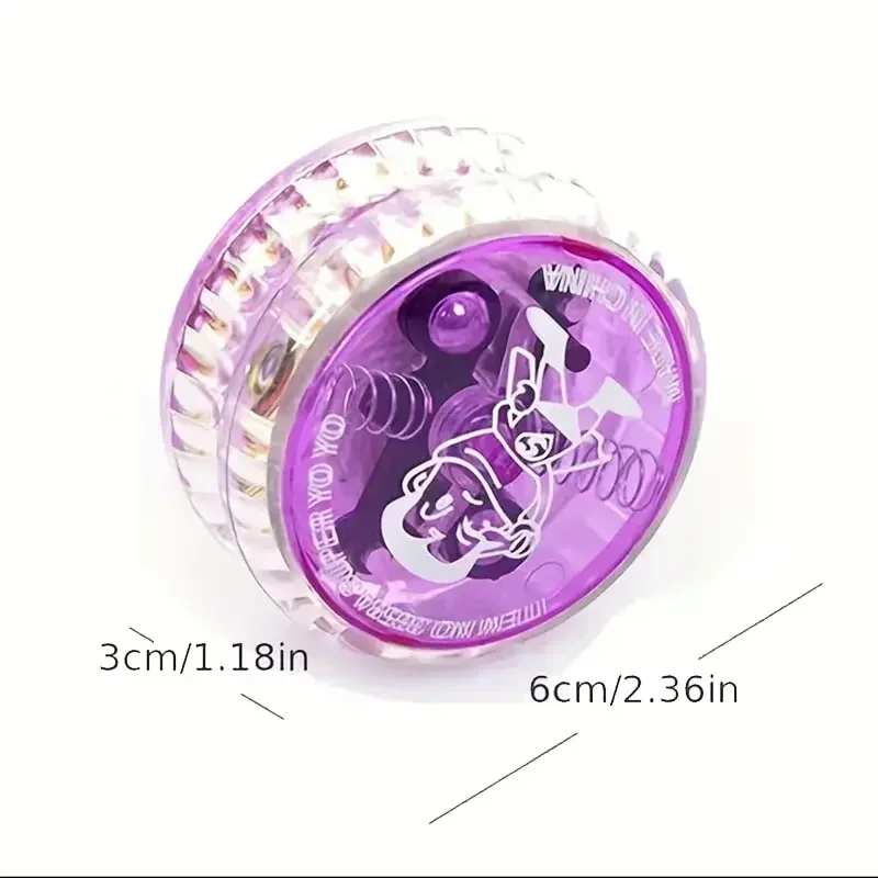 New Casual Games 10PCS LED Flashing YoYo Ball Classic Children Clutch Mechanism Magic Yo-Yo Toys for Kids toy Party Fashion Toy