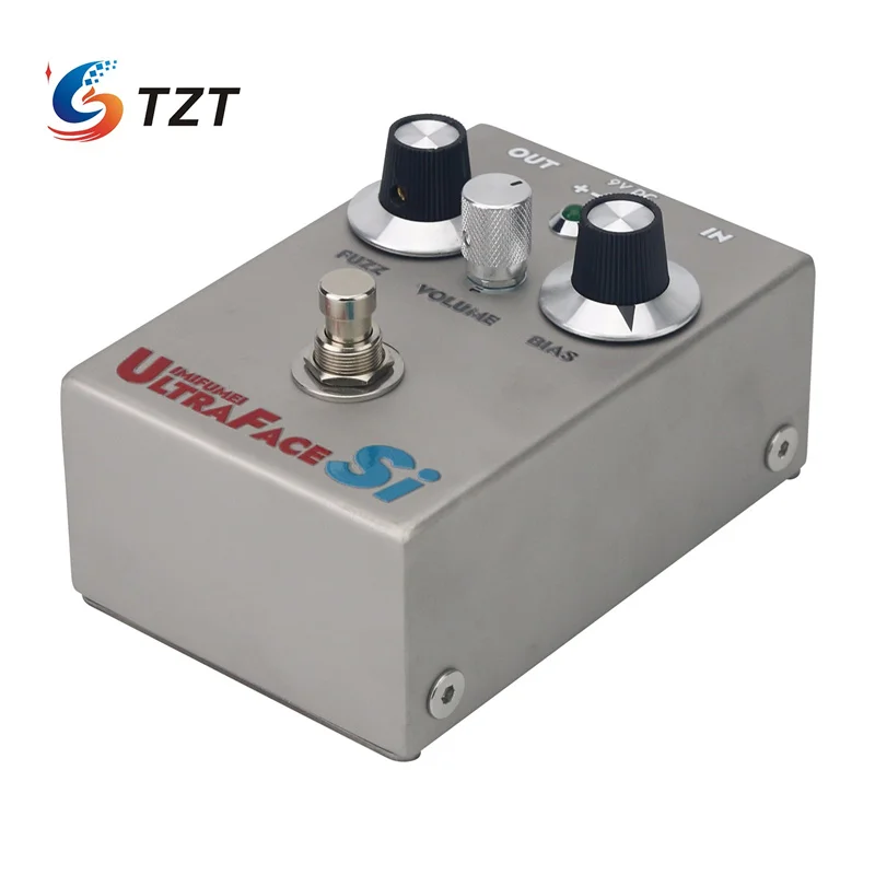 TZT Ultra Face Si Electric Guitar Effects Pedal Fuzz Silicon Transistor Effector Replacement for FuzeFace