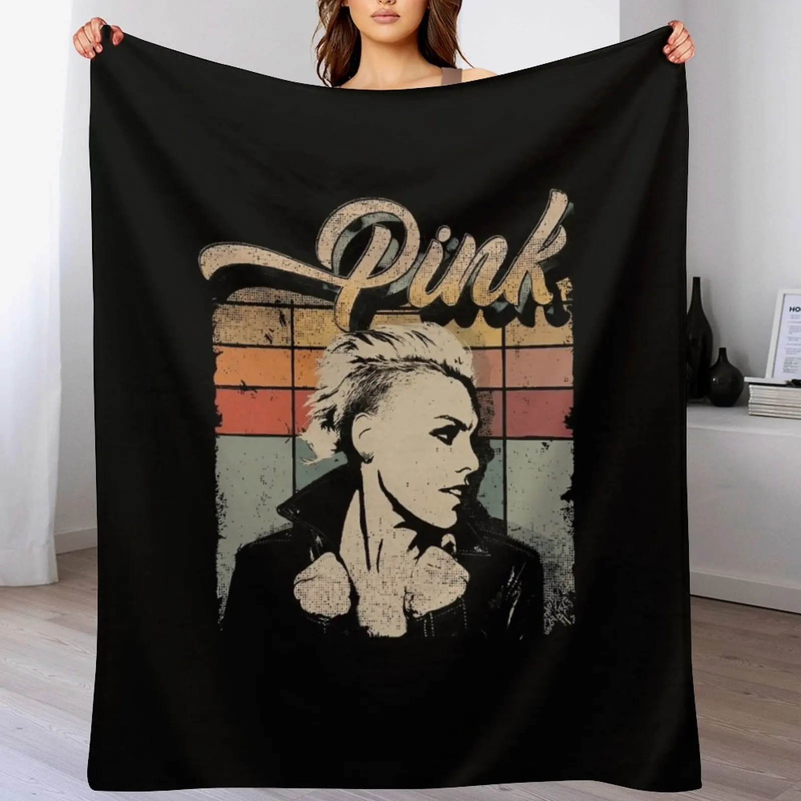 

Retro P Nk Summer Carnival Tree Throw Blanket