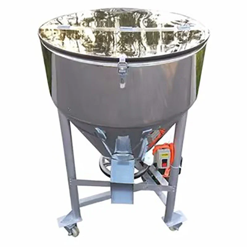 

220V Small Feed Mixer Farm Powder Mixing Machine Vertical Plastic Particle Color Mixing Seed Mixer Breeding Equipment And Tools