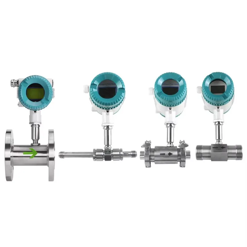 Chinese Manufacturer High Precision DN4-DN200 Stainless Steel Turbine Flowmeter Water Oil and Liquid Customizable