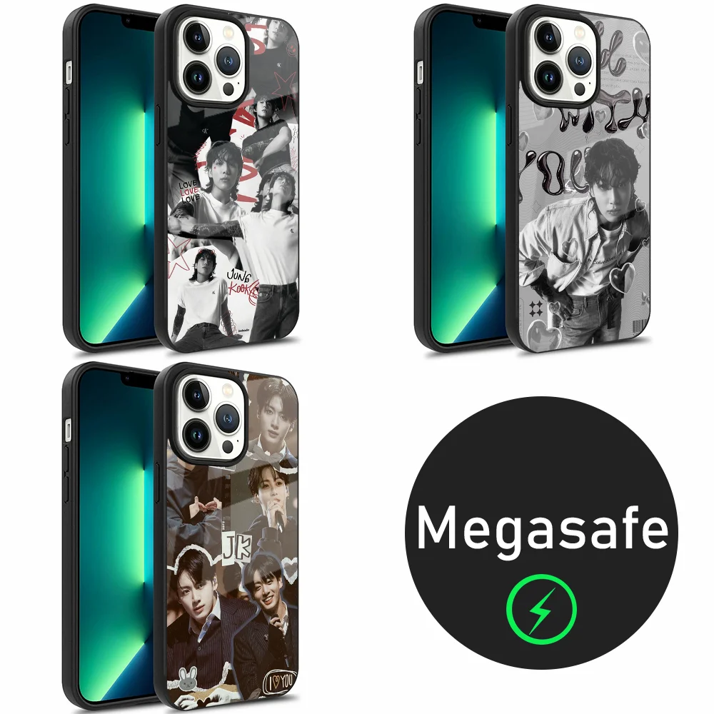 Singer J-JungKookS-S Phone Case For iPhone 16,15,14,13,12,11,Plus,Pro,Max Mini Magsafe Magnetic Wireless Charging