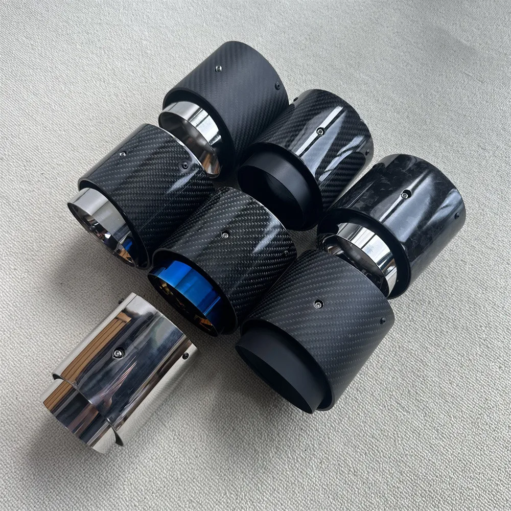 4 Kleur Staart Tip Voor Mini Cooper F54 F55 F56 F57 R60 R61 F60 R55 R56 R57 R58 R59 S jcw Koolstofvezel Uitlaatpijp Auto Accessoires