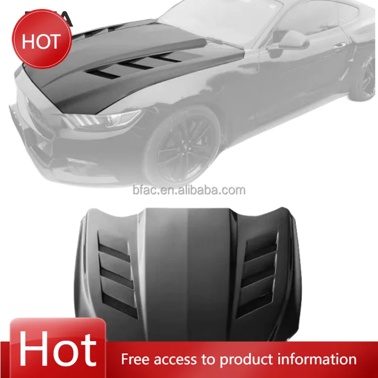 

New AC Style Carbon Fiber Bumper Hood for Mustang 2015-2023 Model