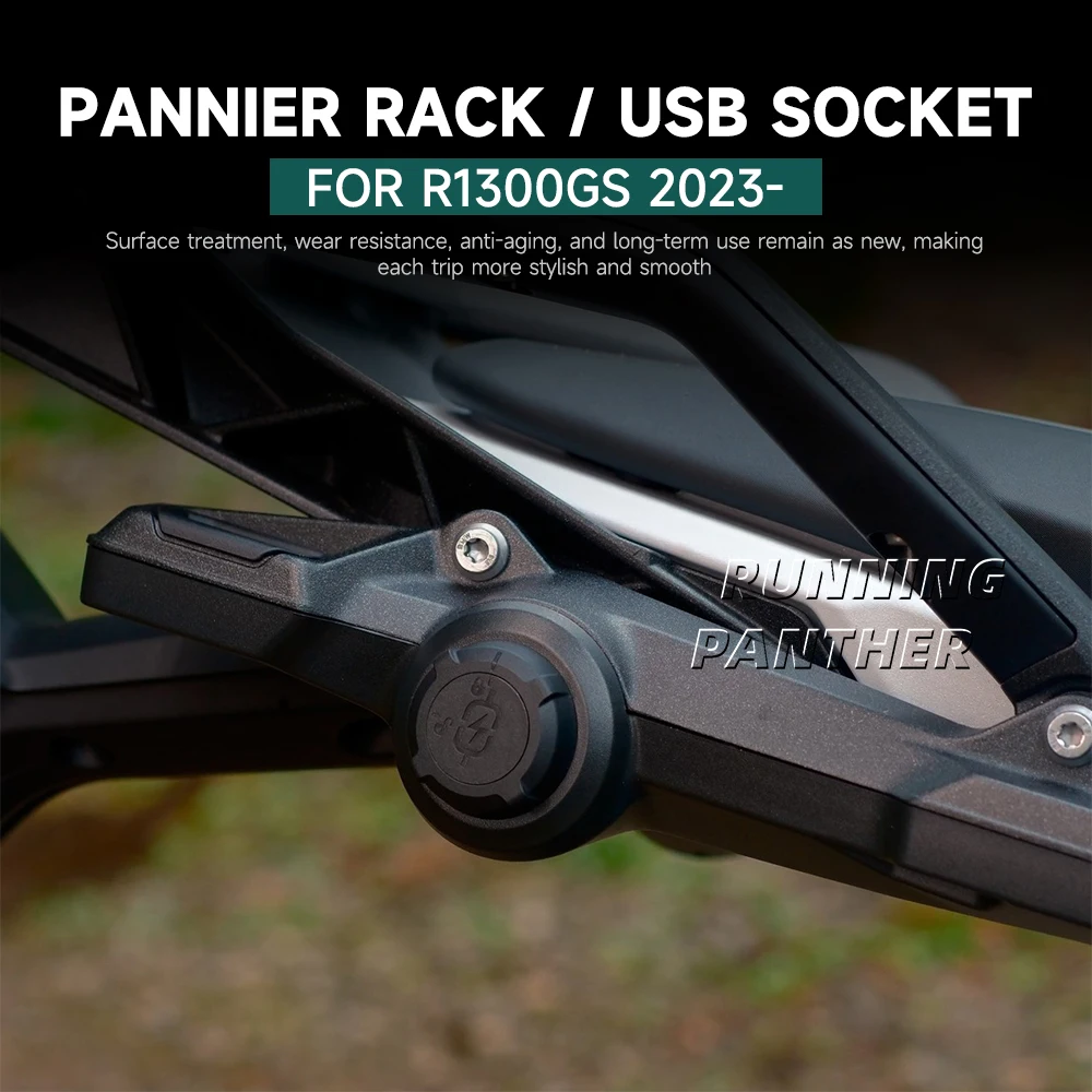 Double prise de courant USB pour moto BMW R1300GS R1300 GS 2023 2024 2025, prise de Charge rapide avec support de couvercle