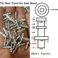 Turret lug-Placa de etiqueta de Audio para amplificador de tubo, Terminal de torreta, Kit de bricolaje, torreta de estaño chapada en cobre