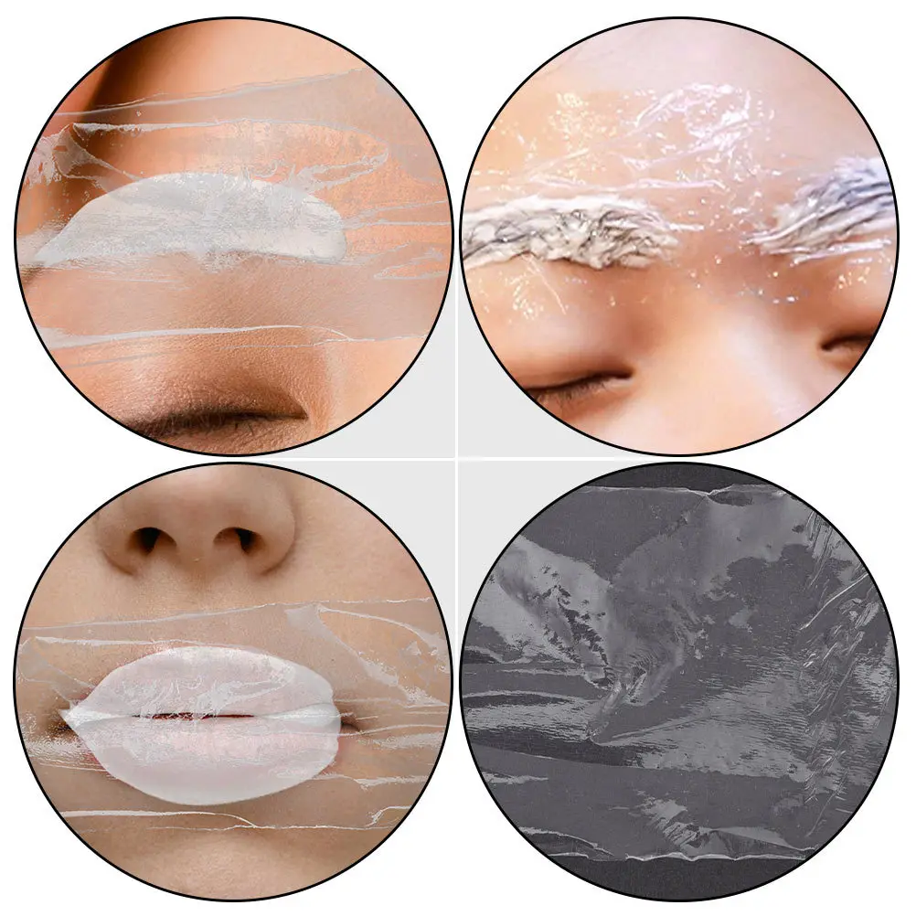 4 pçs profissional portátil filme de tatuagem transparente microblading descartável sobrancelha fornecimento leve filme tatuagem fornecimento