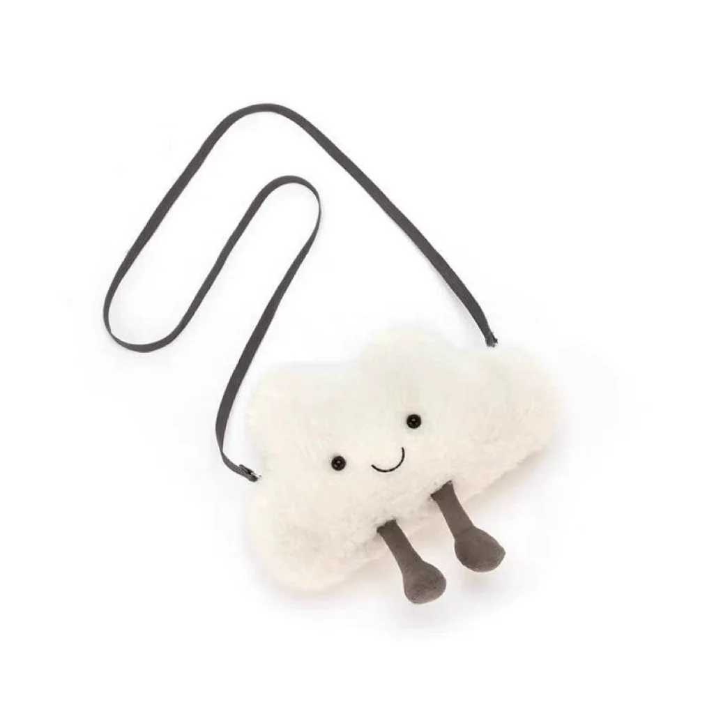 

Сумка-облако Jellycat Fun Cloud белого цвета, подарок для девушки на День святого Валентина