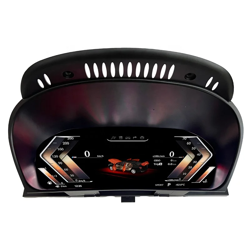 سيارة السيارات متر عداد السرعة لوحة LCD لوحة القيادة أداة رقمية العنقودية