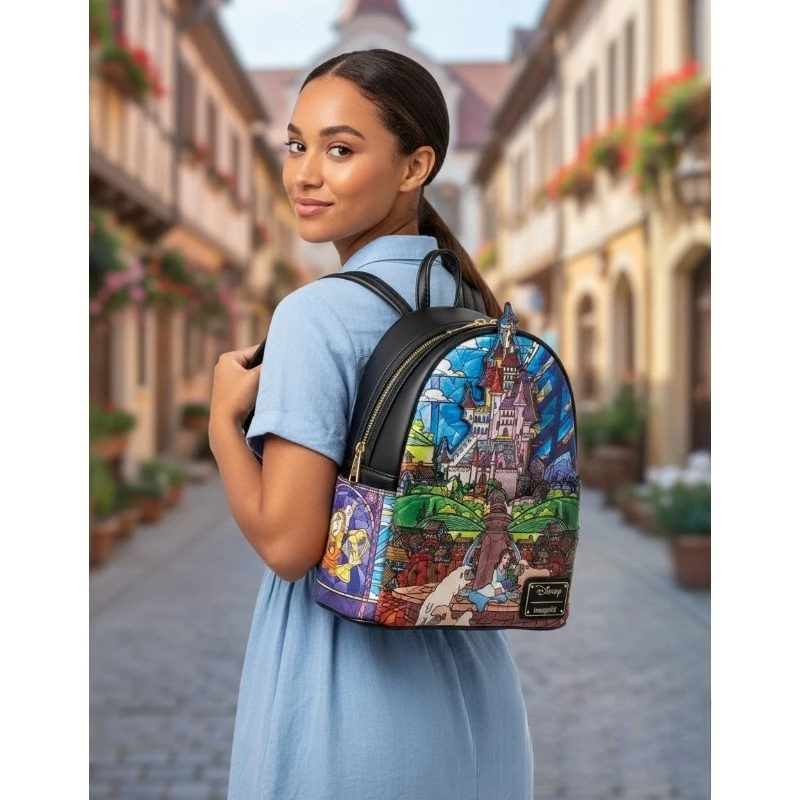 Mini Mochila del Castillo de Bella de La Bella y la Bestia, para Regalo