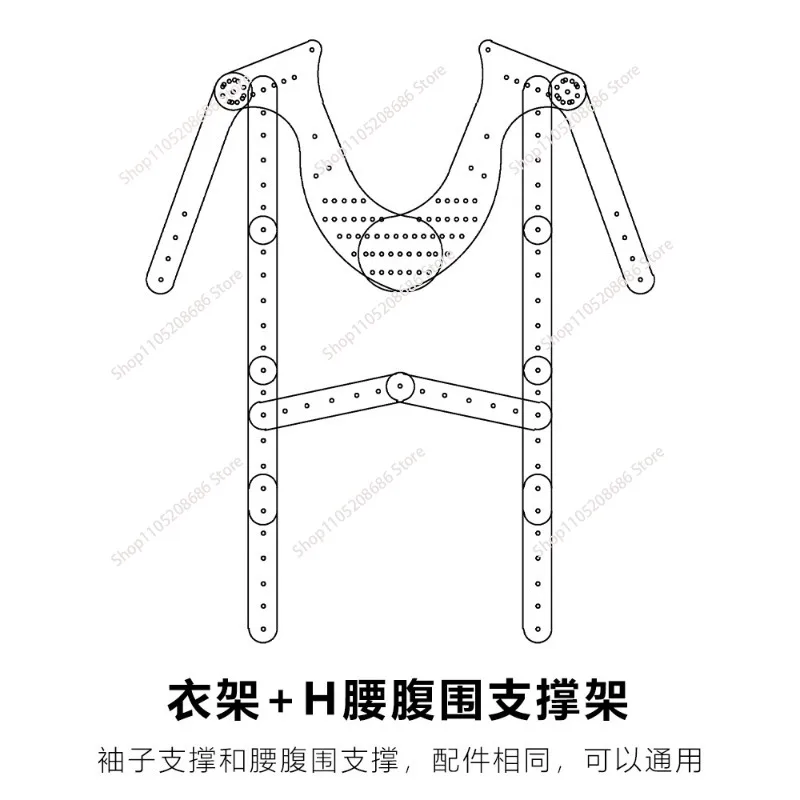 

Акриловая прозрачная вешалка с белым фоном, реквизит для съемки, подвесная вешалка для одежды, невидимая вешалка для фотосъемки