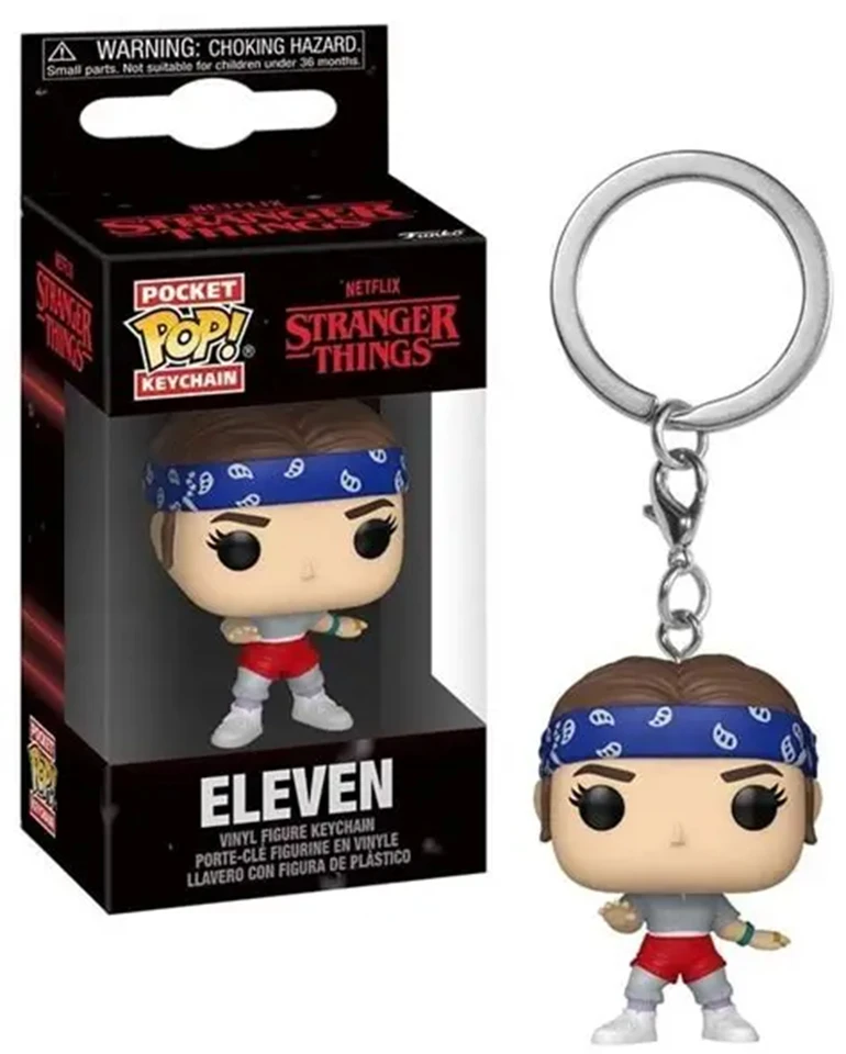 Funko POP NEW ELEVEN Demogorgon DUSTIN Barb Steve Robin Keychain