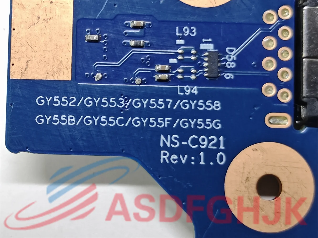 Original NS-C921 small board for Lenovo Rescuer R7000 R7000P 2020H laptop USB board GY552/GY533/GY557/GY558 NS-C921REV:1.0