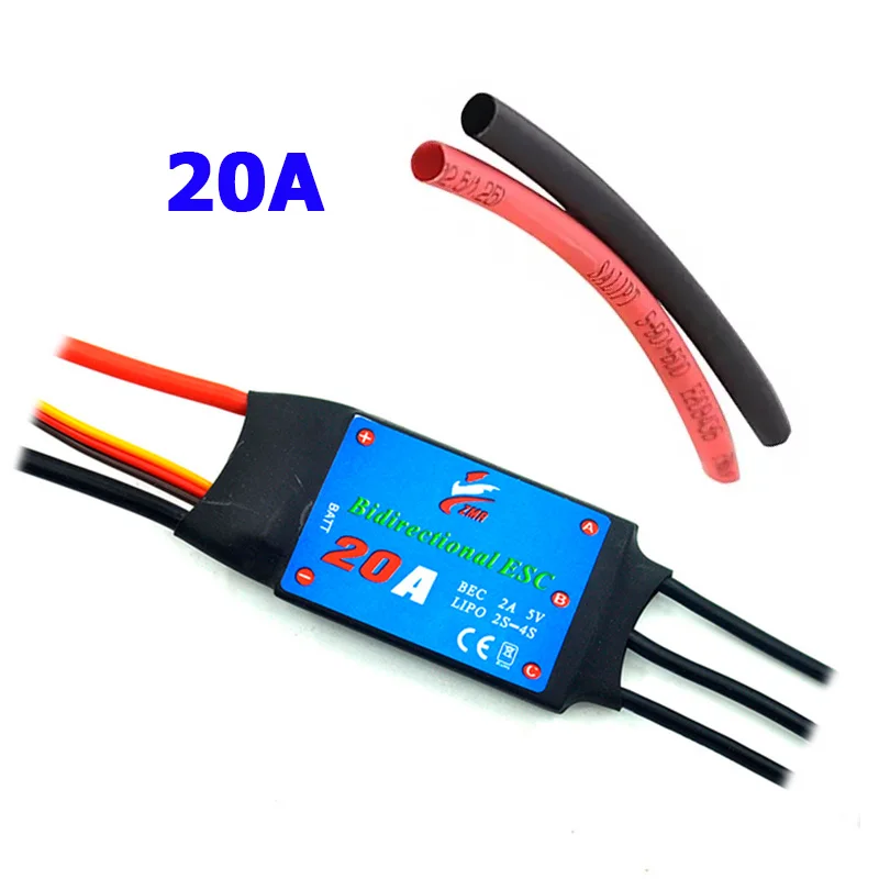 Zmr Esc 12A/20A/30A/40A/50A/60A/80A Twee-weg Borstelloze Esc voor Pneumatische Onderwater Propeller Van Afstandsbediening Voertuig