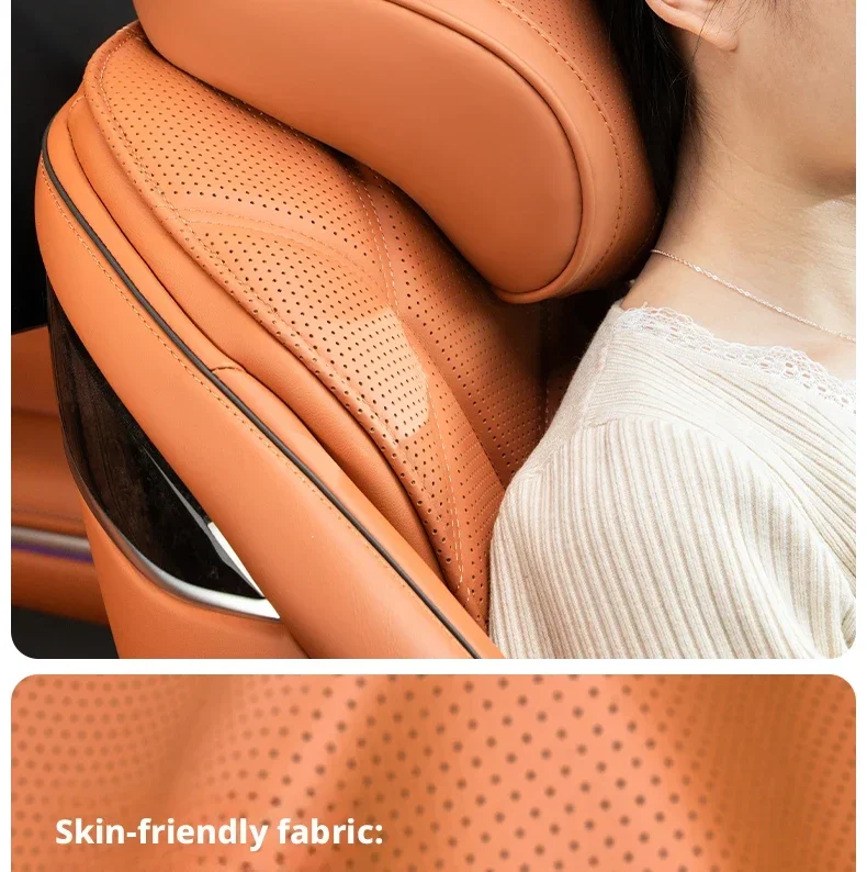 Schwarz/weißes Auto-Kopfstützen-Nackenstützkissen für Tesla Model 3 Model Y, Nackenstützkissen, 1 Stück/2 Stück – Detail 4