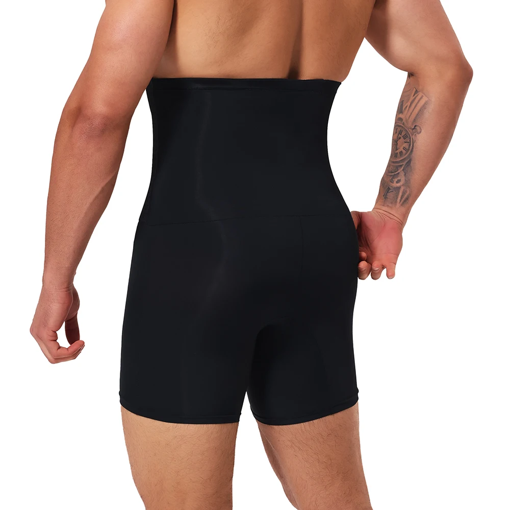 2 en 1 moldeador de cuerpo para hombre, pantalones cortos de compresión con Control de barriga, entrenador de cintura, ropa moldeadora, levantador de glúteos, ropa interior Boxer antirozaduras, nuevo en