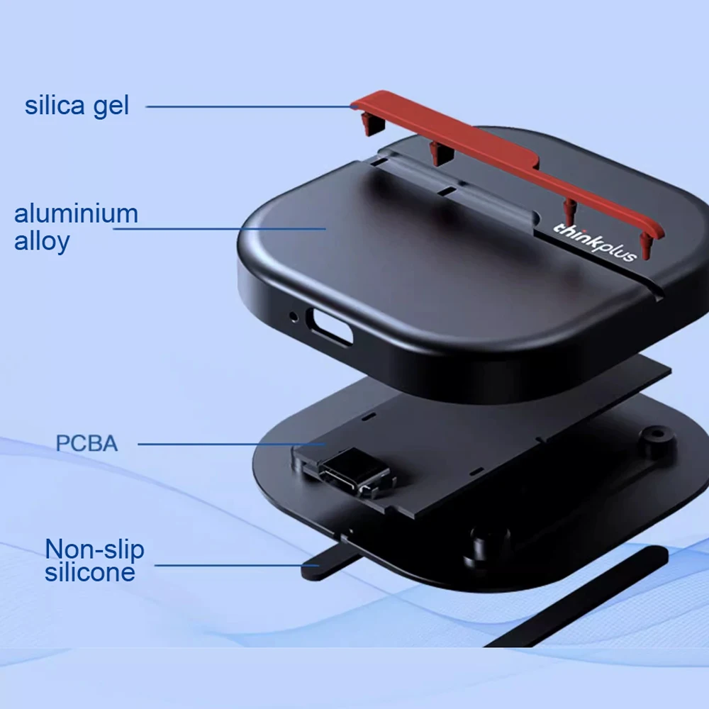 LENOVO-Disque Dur Externe Thinkplus, Capacité de 512 Go, 1 To, 2 To, Type C, Vitesse de Lecture PSSD, Jusqu'à 2000 MBumental, USB 3.2, Isabel 2