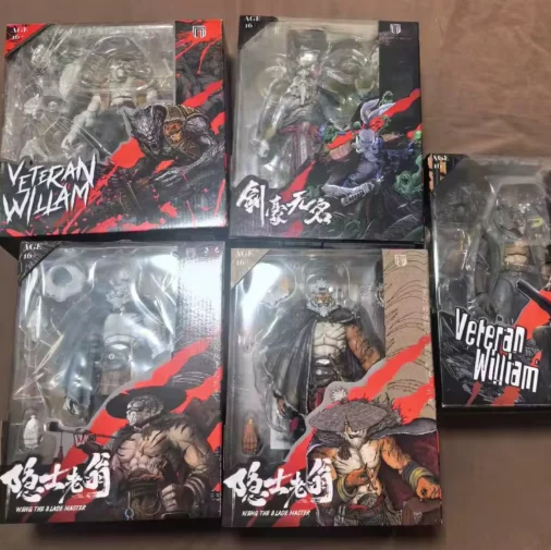 Figurinha de Anime Furay Planet Veteran William Werewolf Original em Estoque, Modelo de Montagem Movível, Brinquedo para Presente
